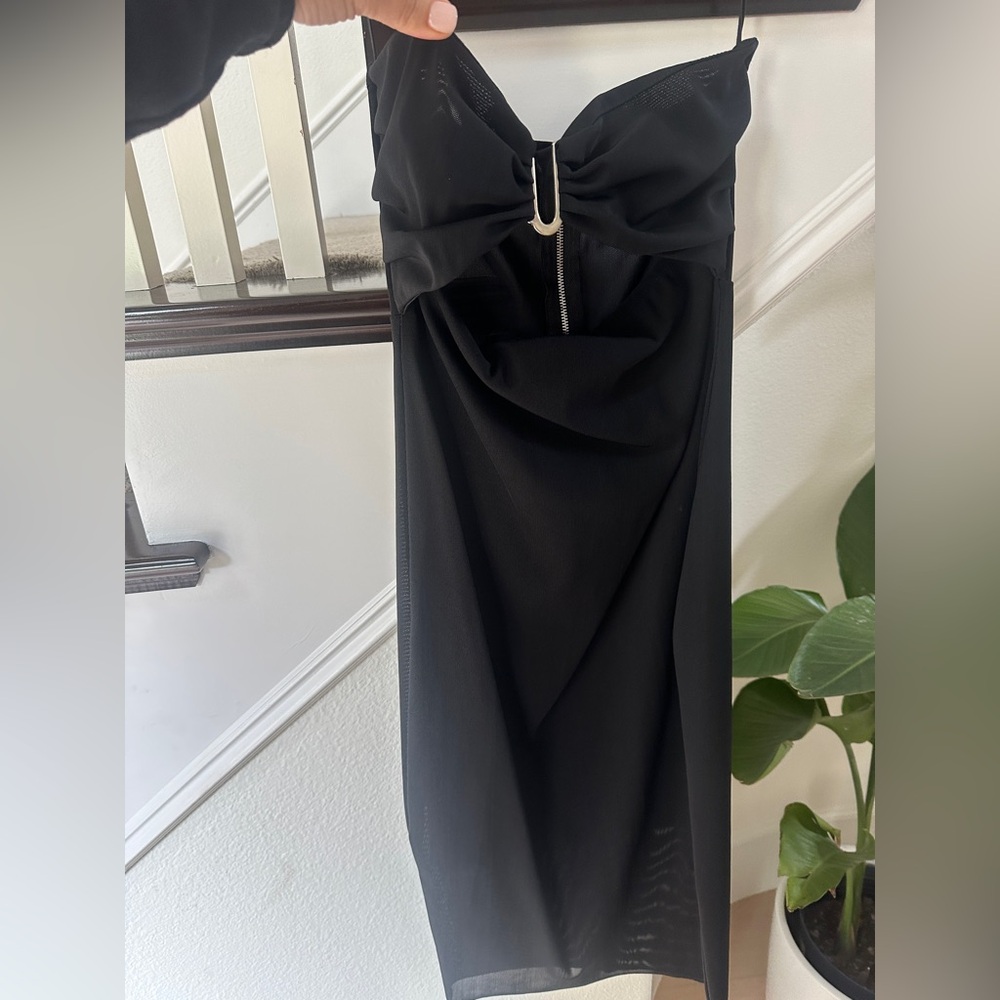 Bec and Bridge Elegant Black Strapless DressSize 4